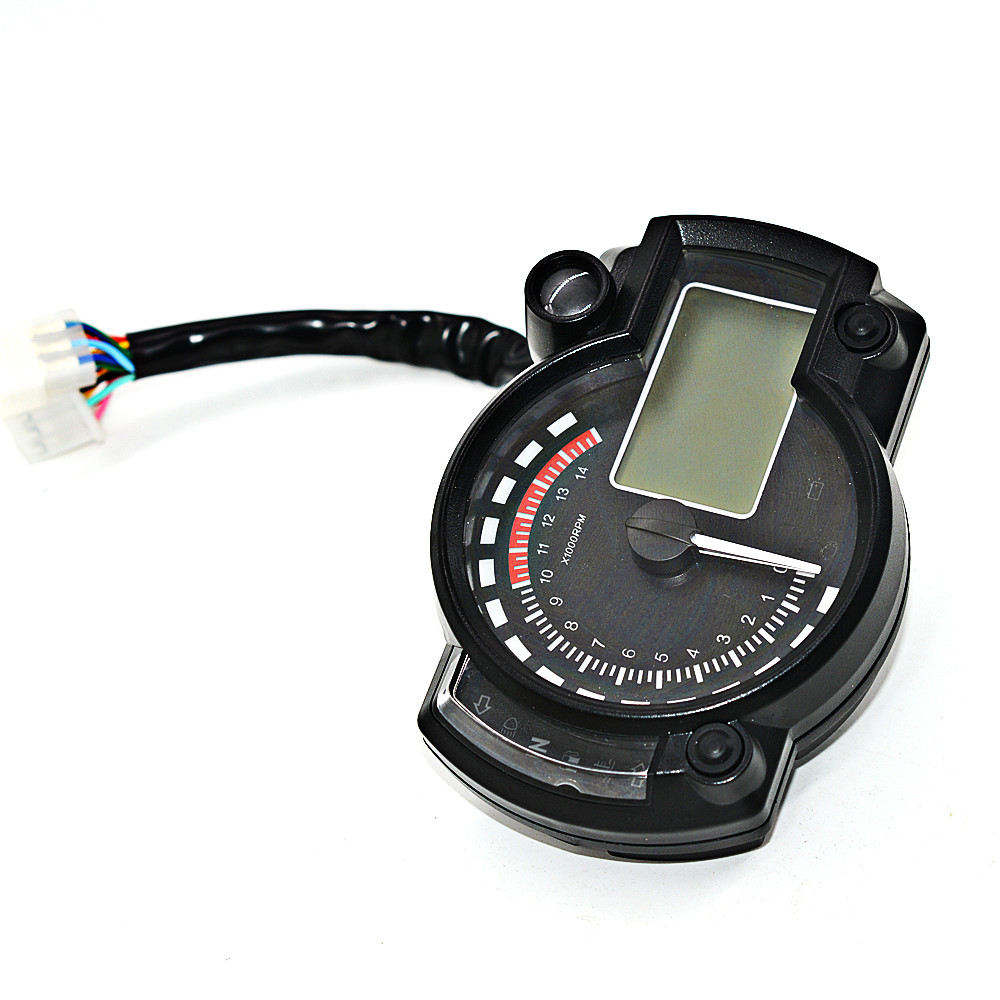 Lcd Dashboard 15000R/MIN Motorcycle Meter Lcd Display Low Oil Alarm