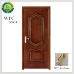 Hollow Wood Painting WPC Door Composite Flame Retardant Villa Use