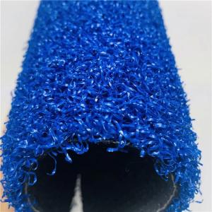 China Coloured Blue Yarn Padel Tennis Court Artificial Grass 15mm wholesale