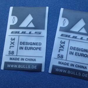 China Transparent Printing TPU Handmade Sewing Labels wholesale