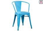 Steel Tolix Armchair Metal Pub Chairs , Replica Tolix Dining Chair 76cm Height