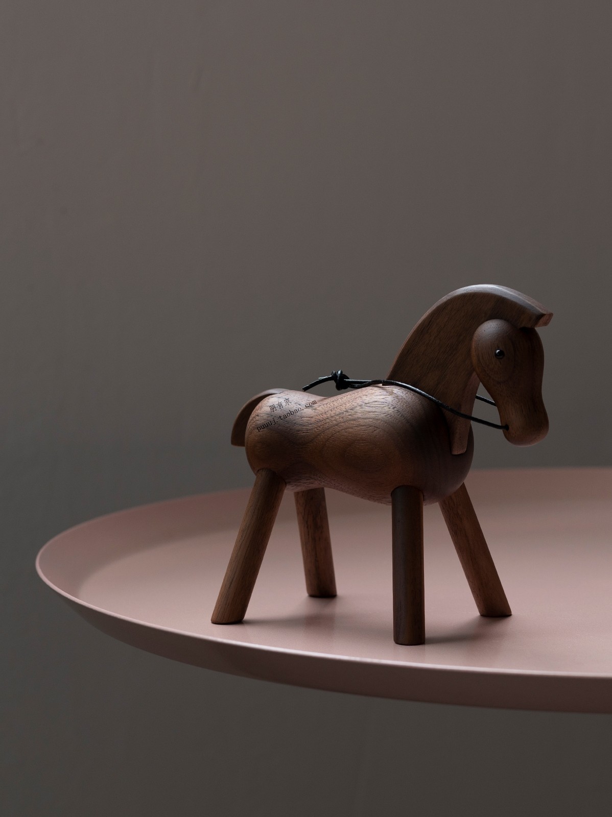 Exclusive Oak Beech Handcrafted Wooden Animals Wooden Horse Toy For Baby