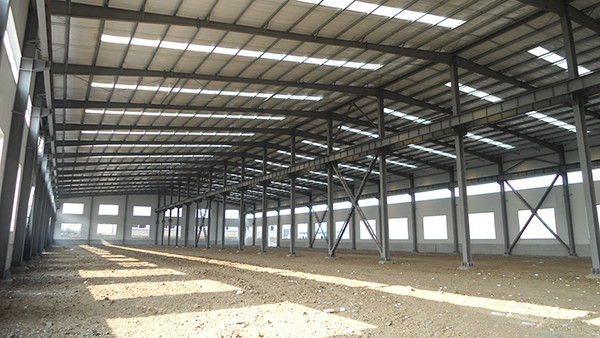 Painting Steel Structure Warehouse Prefab Warehouse Building ISO9001
