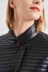 FODARLLOY Female Casual Warm Cropped Stand-collar Winter Coats For Ladies Women