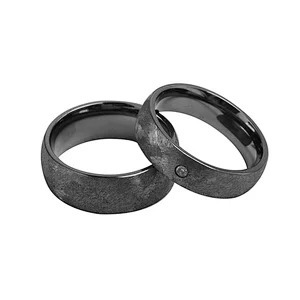 6mm Stainless Steel Tantalum Ring Handmade Tantalum And Rose Gold Wedding Band