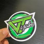 Strong Adhesive Glossy Lamination PVC Vinyl Sticker Freezing Resistant
