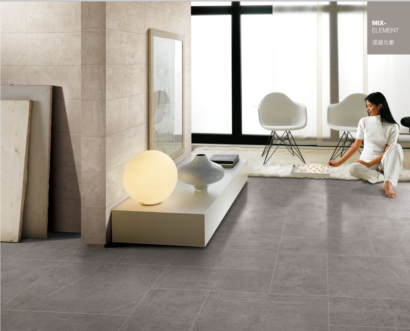 Matt Glazed Cement Look 24"*24" Balcony Porcelain Floor Tile