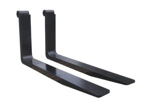 China Industrial Forklift Spare Parts Fork Attachments Black Color Customized Size wholesale