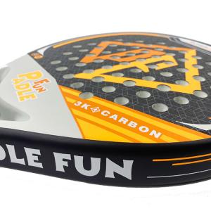 China Sports Toy Pelotas Racket Padel Carbon 3k 258mm Width wholesale