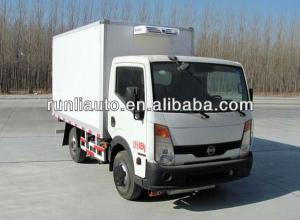 China Nissan Light Duty Mini Refrigerator Van Truck for Frozen Food 115 Km/h wholesale