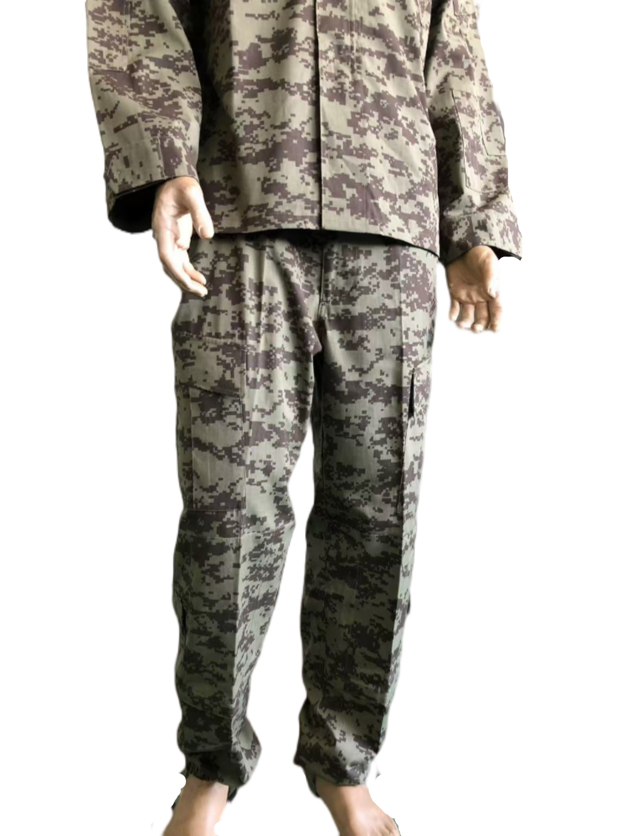 TC 65/35 Fabric Material Acu Military Clothing Set For Kuwait Terrain