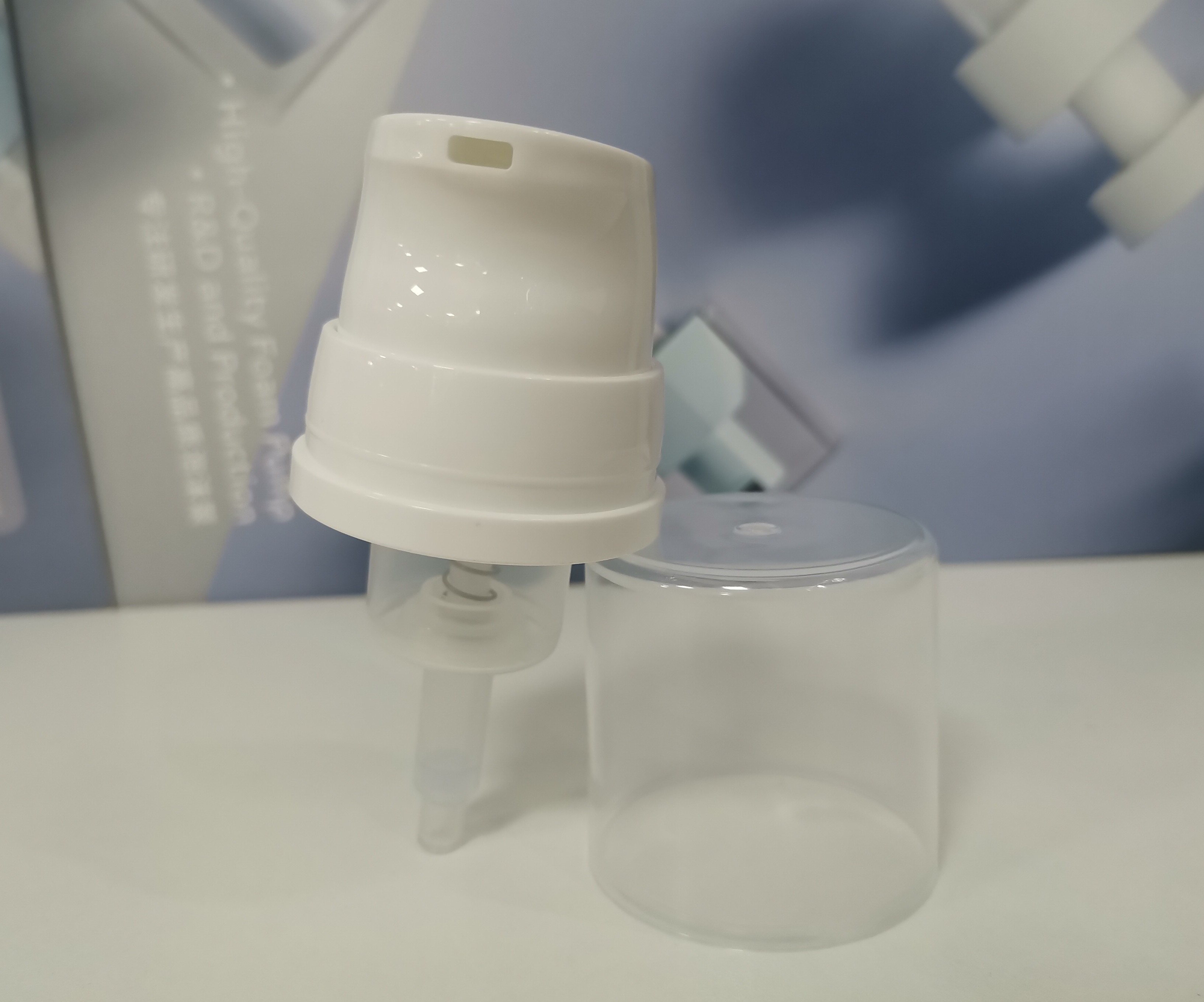 Recyclable PP Foam Pump With 1.2mm Gasket For Shampoo And Skin Care 30/410 Neck Size