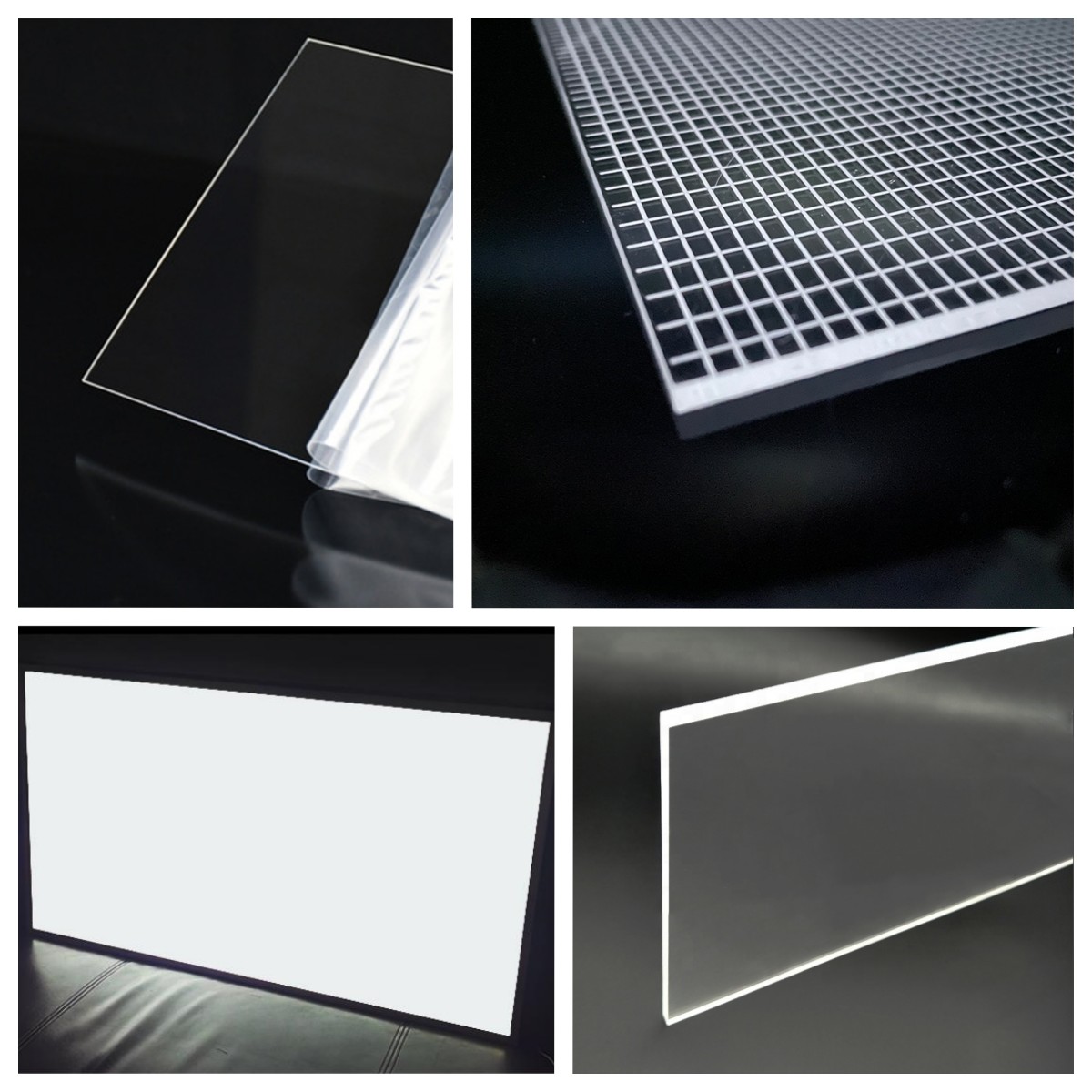 92% Light Transmittance LGP Acrylic Sheet With Chemical Resistance For Led
