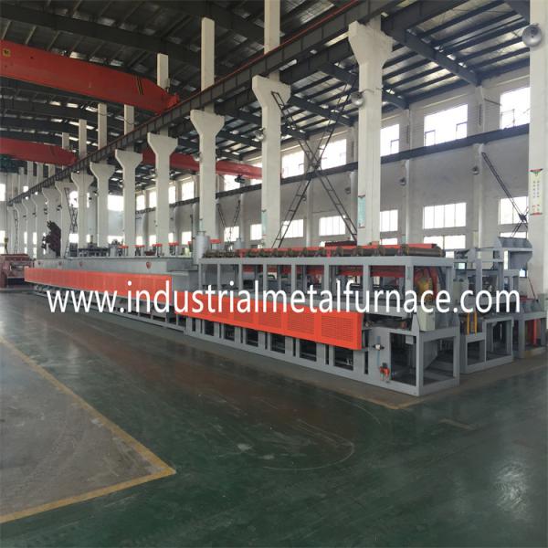 750kg/Hour Continuous Gas Mesh Belt Heat Treatment Furnace For Fasteners Bolts