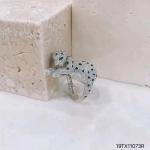 Moissanite Sterling Silver 925 Diamond Ring White Gold Leopard Ring