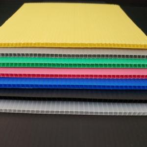 China PP 4mm Corrugated Plastic Sheet Degradable Corrugated Board wholesale