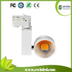 China 2700K 95Ra COB LED Track spotlight 10-60W 3 years warranty wholesale