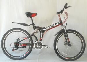 China Alloy Stem Hardtail Cross Country Bike Steel Suspension Folding Frame wholesale