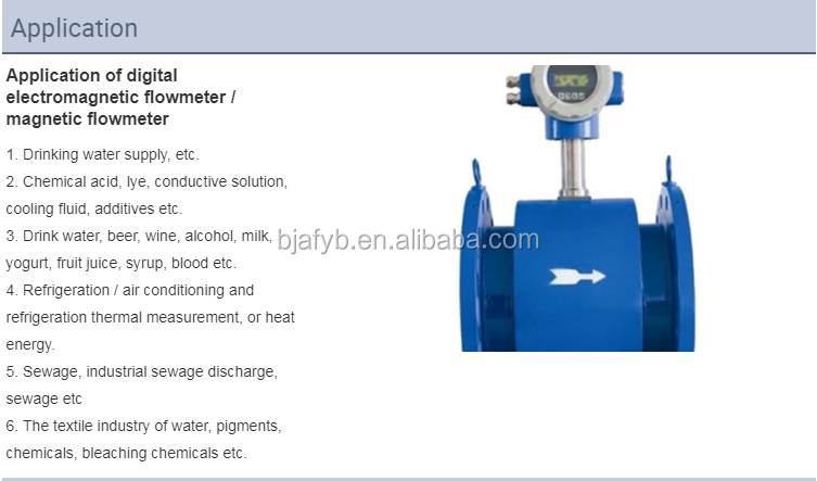 High Accuracy Sewage Electric Flowmeter with 4-20 mA Output Wastewater Flow Monitoring