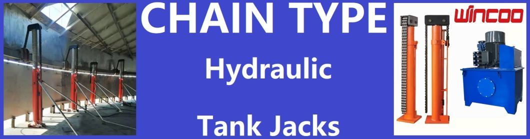 Simple and Cheap Chain Type Hydraulic Tank Jacks for The Vietnam Tank Construction
