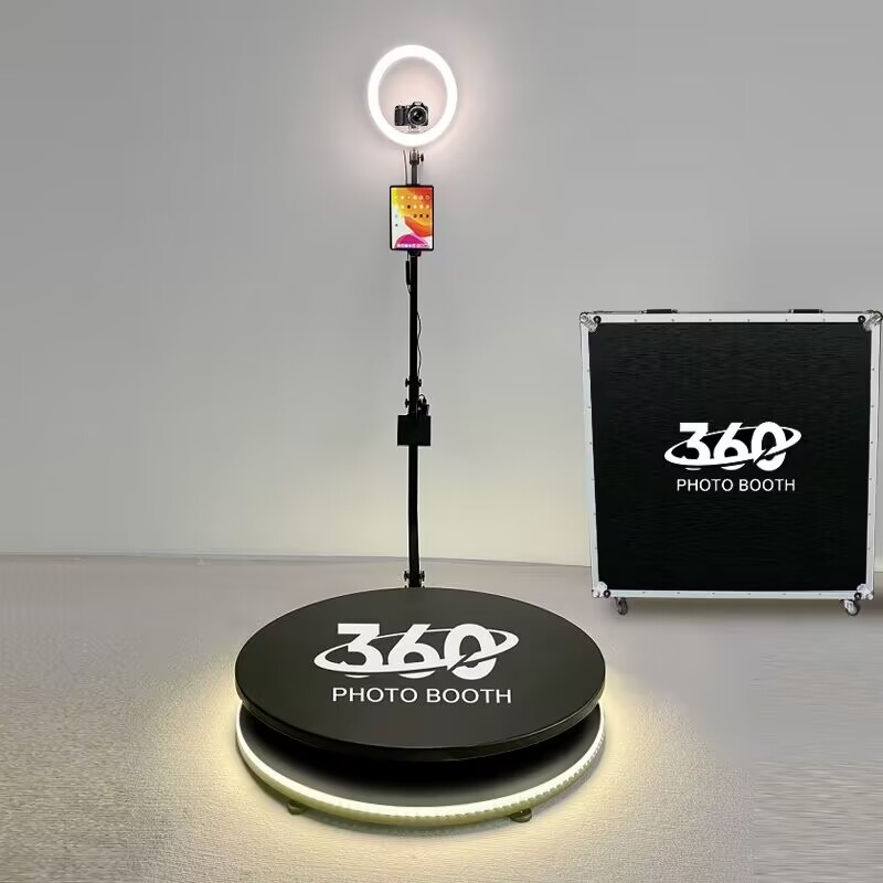 Full Customization 360 Video Photo Booth Adjustable Rotating For Party