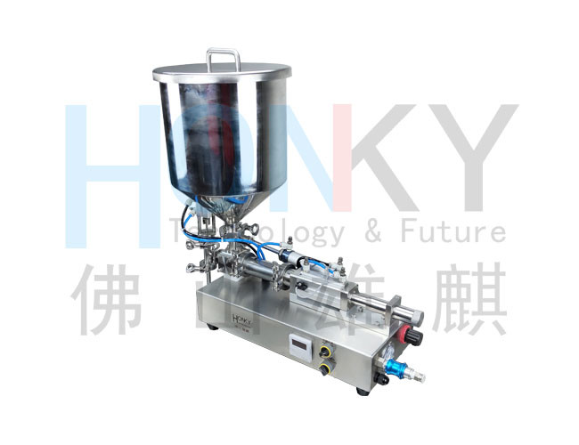 Desktop 40 BPM Tomato Paste Filling Machine With Ceramic Piston Pump