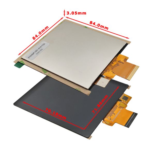 3.95 Inch 480x480 TFT LCD Touch Panel 4 inch Small Display High-Definition