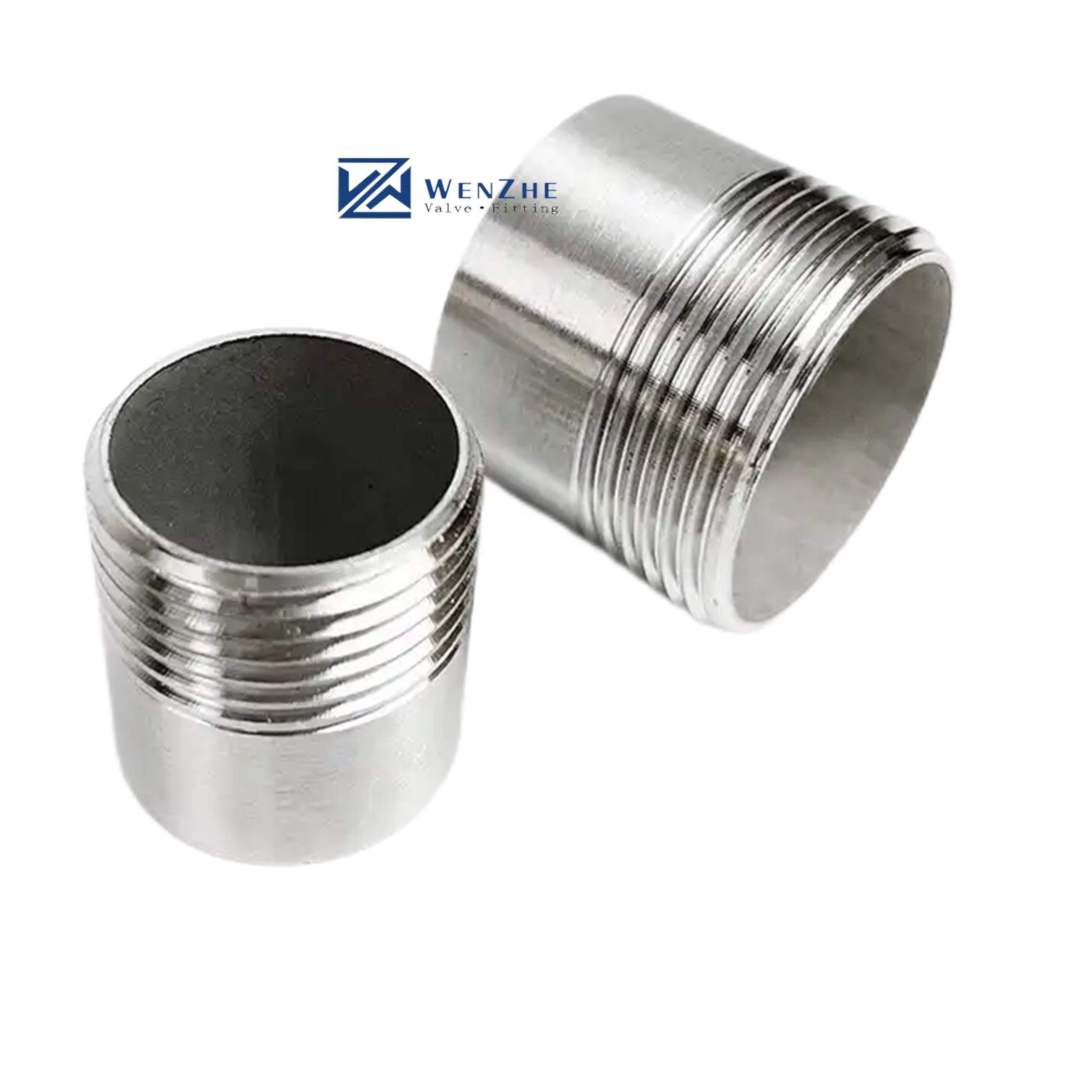 SS316 Internal and External Threaded Welded NPT BSPP BSPT G Threaded 1/8 Cylindrical Head Code Equal