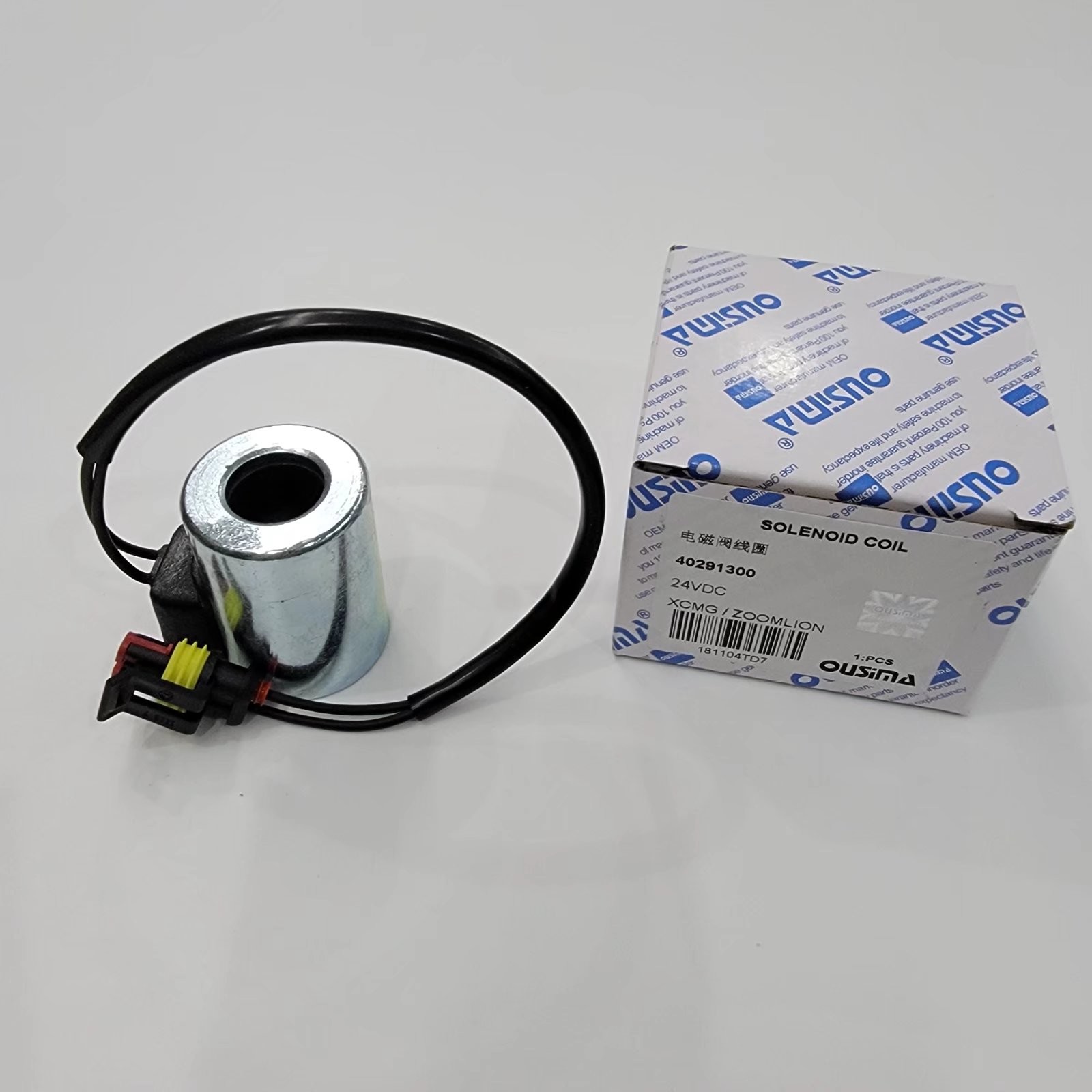 24VDC Solenoid Valve Coil 40291300 For Excavator XCMG ZOOMLION