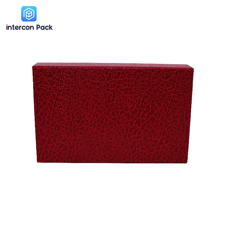 Magnetic Folding Packaging Boxes Luxury Rigid Cardboard With Ribbon