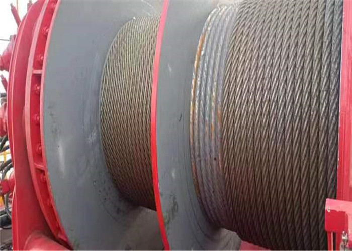 Offshore Platform Large Diameter Marine Winch Drum With Lebus Groove