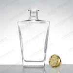 Rubber Stopper Sealing Type Square Glass Wine Bottle From Healthy Lead Free
