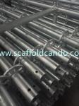 Ringlock scaffolding system standards verticals for construction, hot dip
