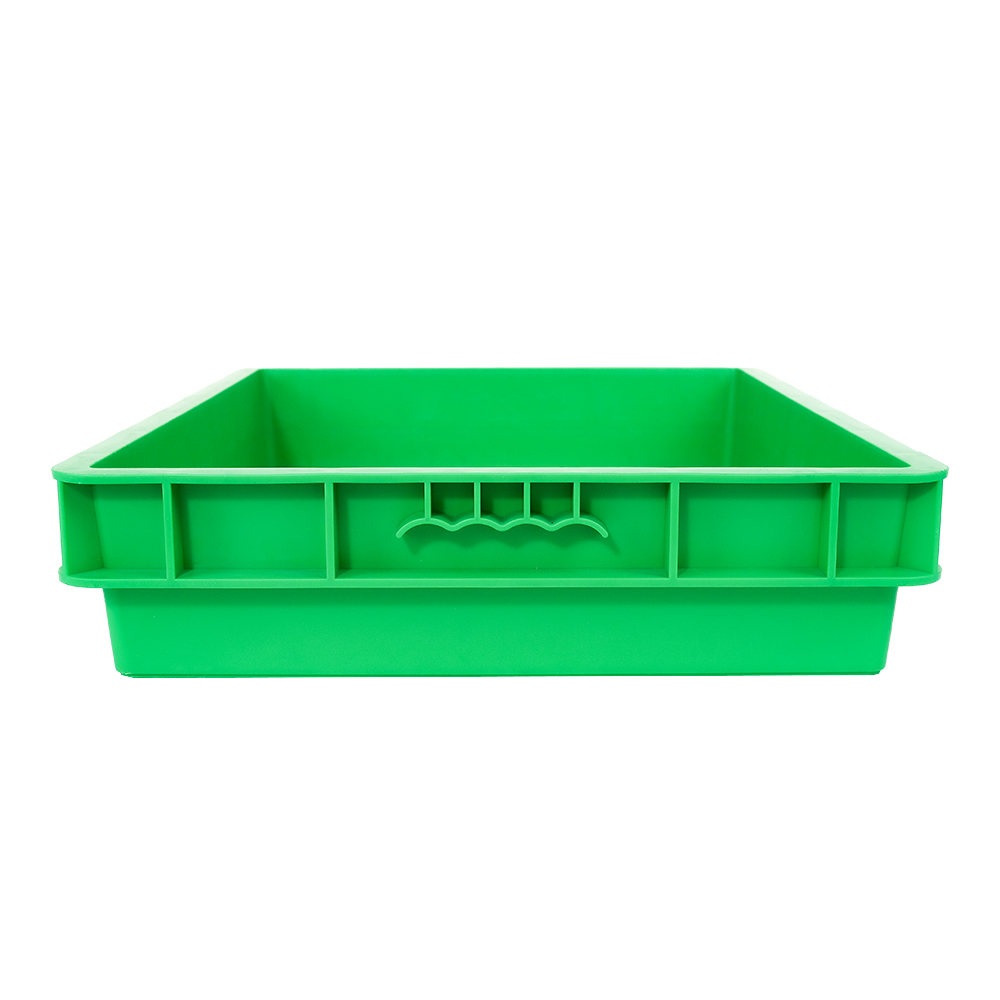 Industrial Euro Plastic Crate for Customized Color Food Storage and Distribution