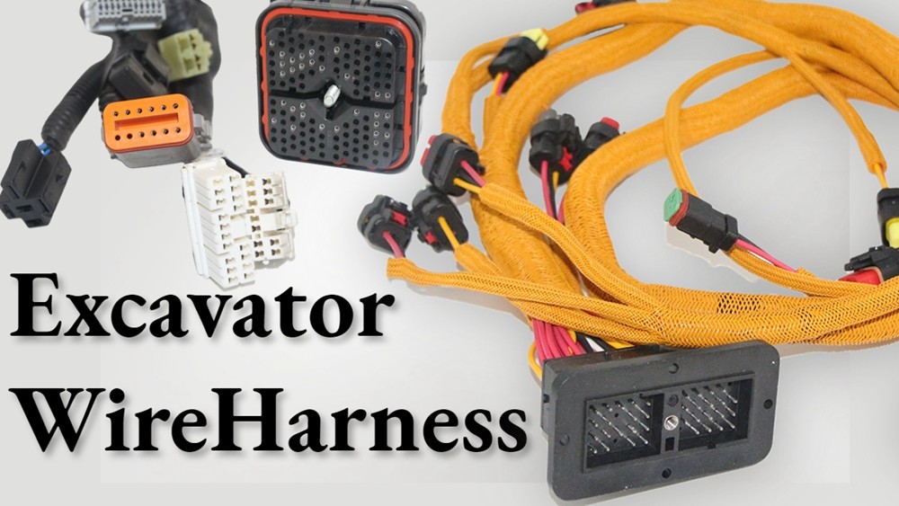 0006001H Excavator Electrical Parts ZX200-3 ZX240-3 Armrest Box Wiring Harness 0006001 For HITACHI