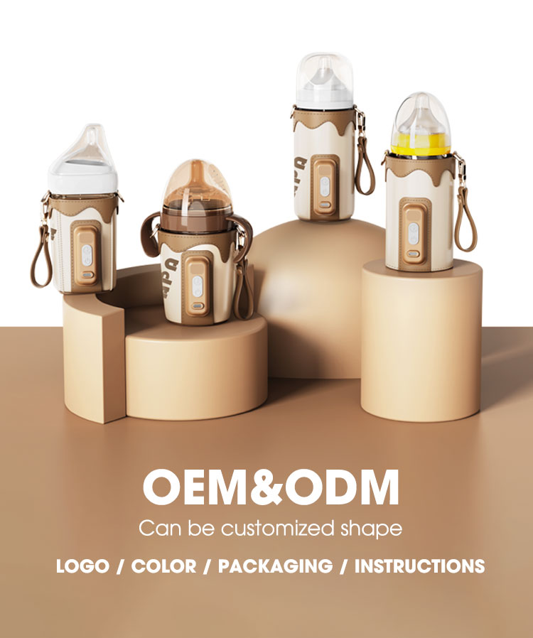 9v Portable USB Charging Digital Bottle Warmer electric Baby Milk Sleeve Cover 18w