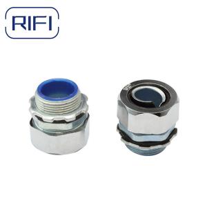 China Plum Type Flexible Conduit And Fittings Male Thread Zinc Cable Conduit Connector wholesale