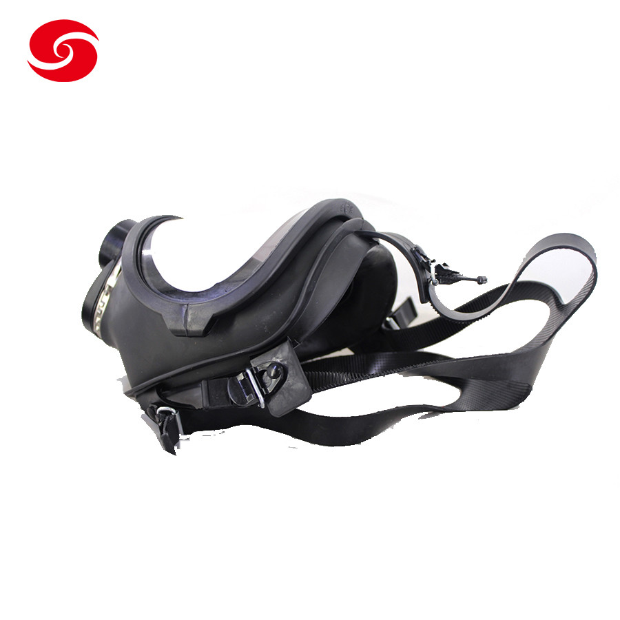Natural Rubber Chemical Full Face Gas Defence Mask Army Police