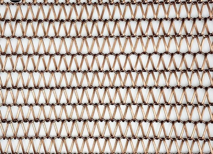 Dutch Weave Decorative Gold Stainless Steel Bar Decorative Metal Curtain