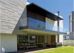 Modern Clear Tempered Glass Balustrade Aluminum U Based Channel