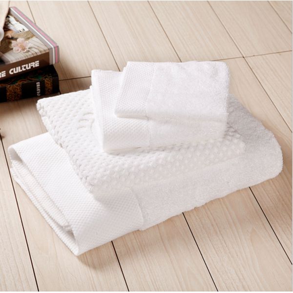 Hotel Bathroom Non-Slip Mat Pure Cotton for Shower Room Absorbent Foot Mat Home Washable