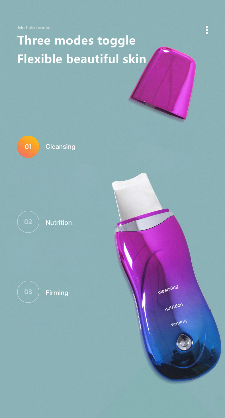 Electric Galvanic Ultrasonic Skin Cleanser Rechargeable