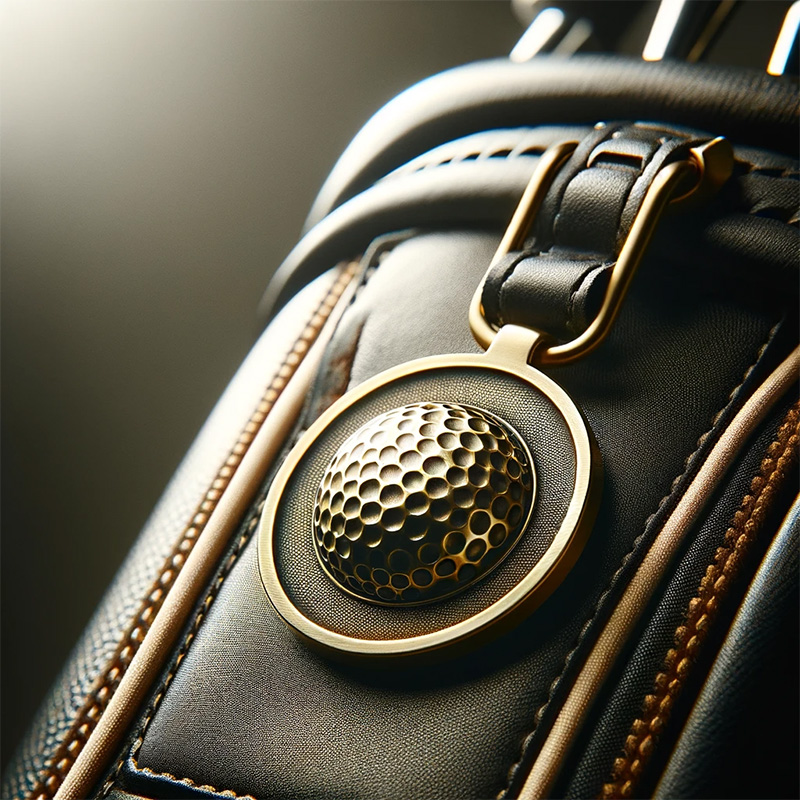 OEM/ODM Acceptable Luggage Tag Design Luxury Custom Hang Golf Metal Bag Tag for Club
