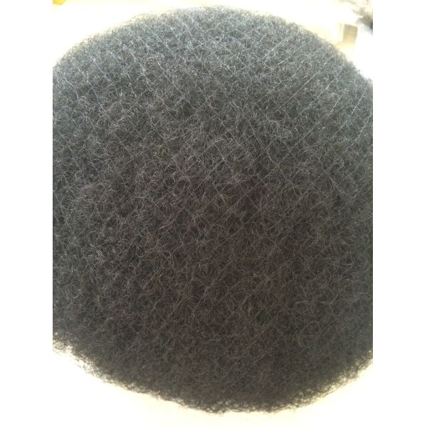 Custom Mens Real Hair Toupee Black Men'S Toupee NPU Base Construction