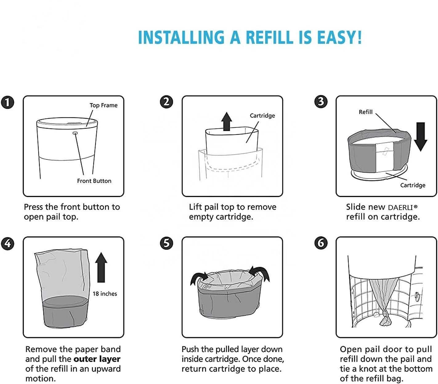 Bio-degradable Diaper Pail Refills The Eco-friendly Way to Dispose of Diapers diaper disposal pail system refills