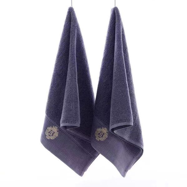 Hotel Advertising Logo Customized Pure Cotton Absorbent Face Towel for Home and Spa