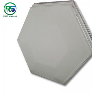 China Soundproof Perforated Multiple Shape Lay In Metal Ceiling Tiles Floating Ceiling Panels wholesale