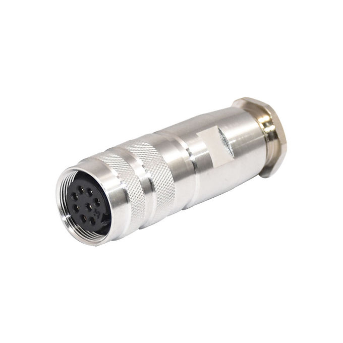 connector M16 8 pin copper metal assembly type plug car airbag connector