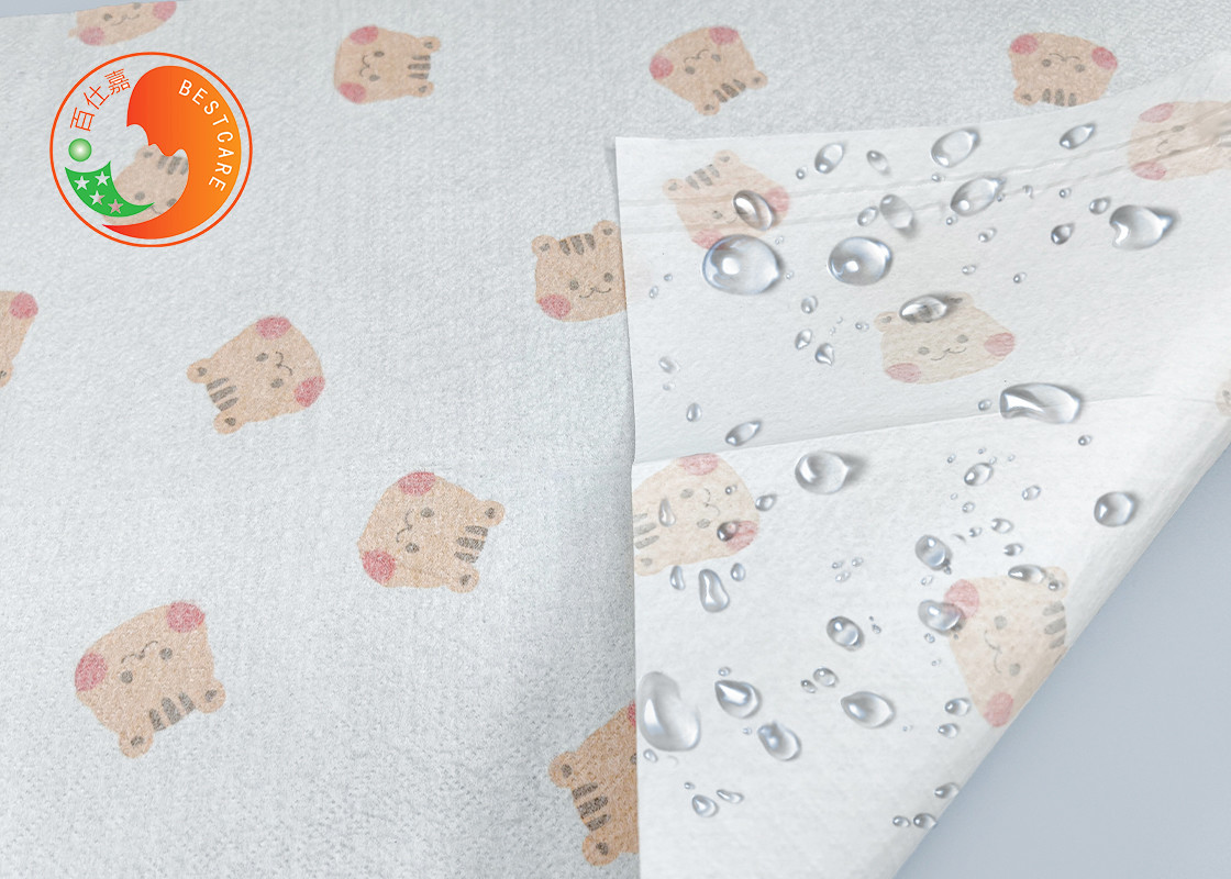 Large Size Disposable Baby Changing Pads Folding Non Woven Fabric