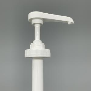China 38 400 Syrup Bottle Plastic Pump For Food Screw Type wholesale